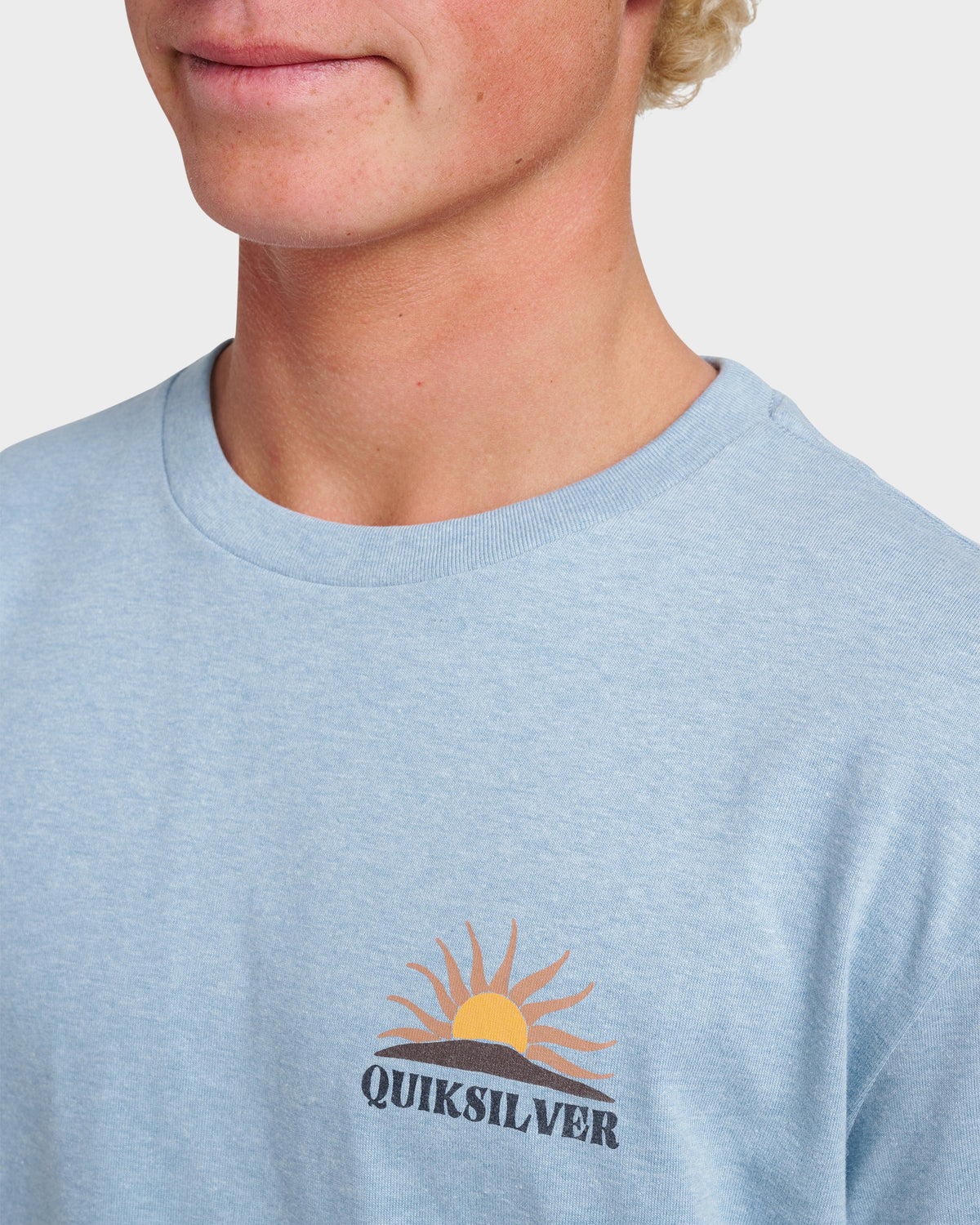Dawn Patrol Long Sleeve T-shirt - Ashley Blue Heather | Quick Silver