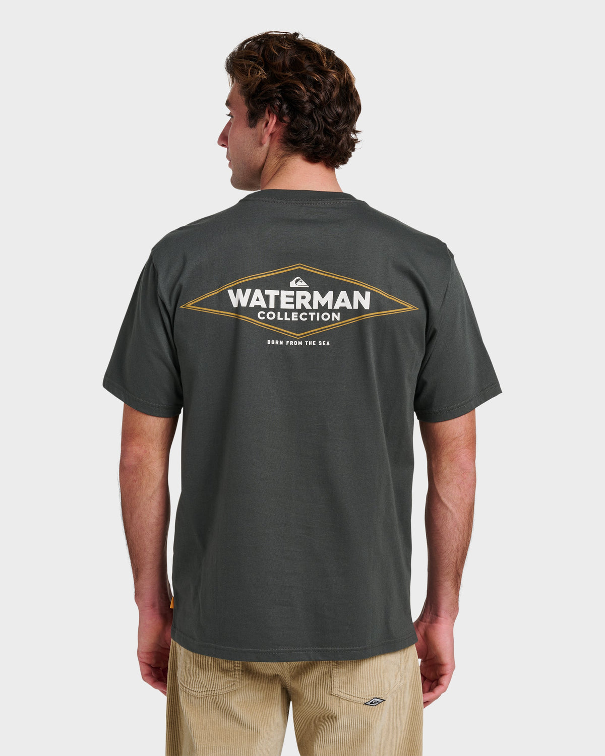 Waterman Diamond Classic T-shirt - Phantom | Quick Silver