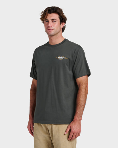 Waterman Diamond Classic T-shirt - Phantom | Quick Silver