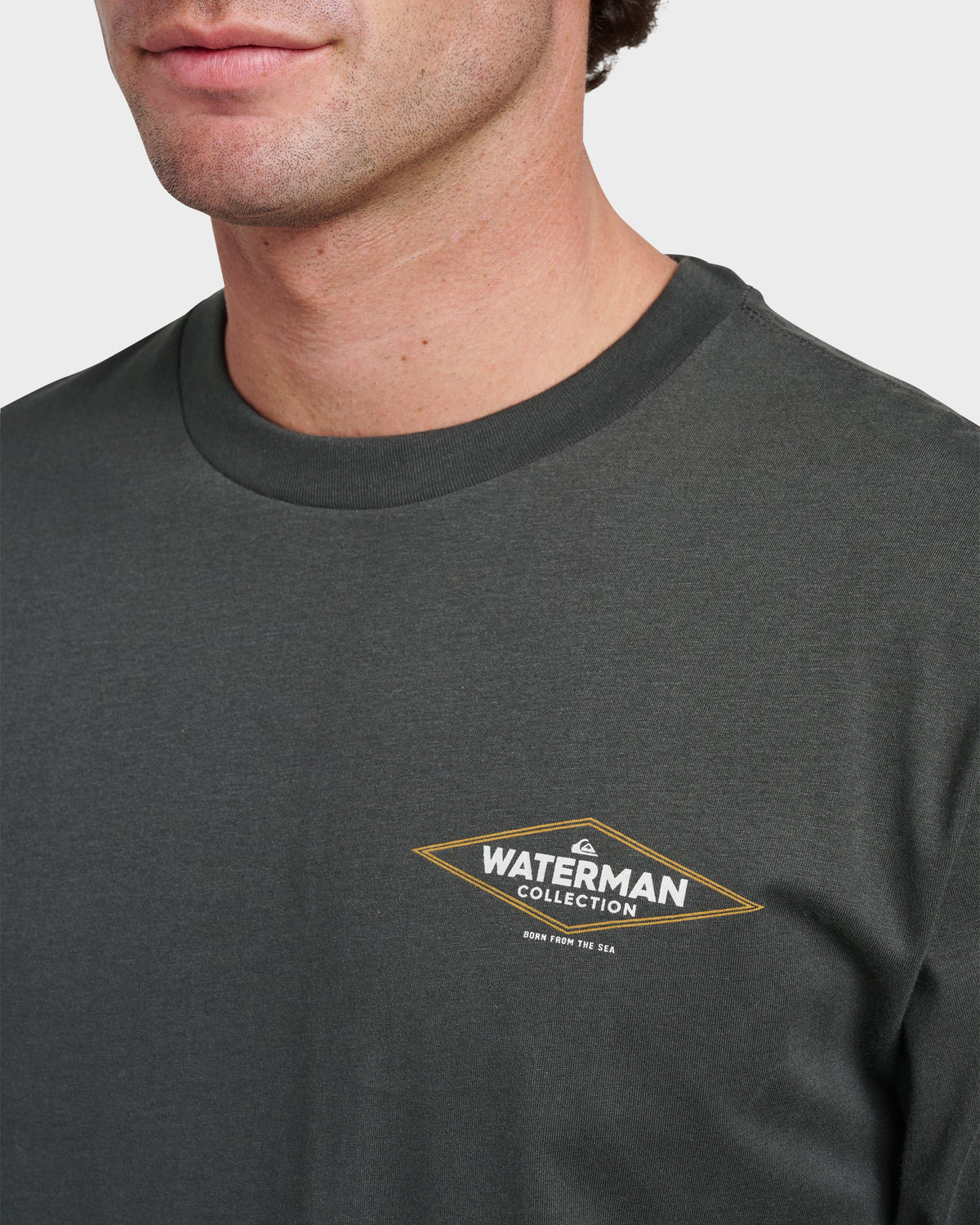 Waterman Diamond Classic T-shirt - Phantom | Quick Silver