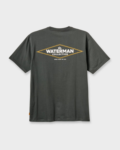 Waterman Diamond Classic T-shirt - Phantom | Quick Silver