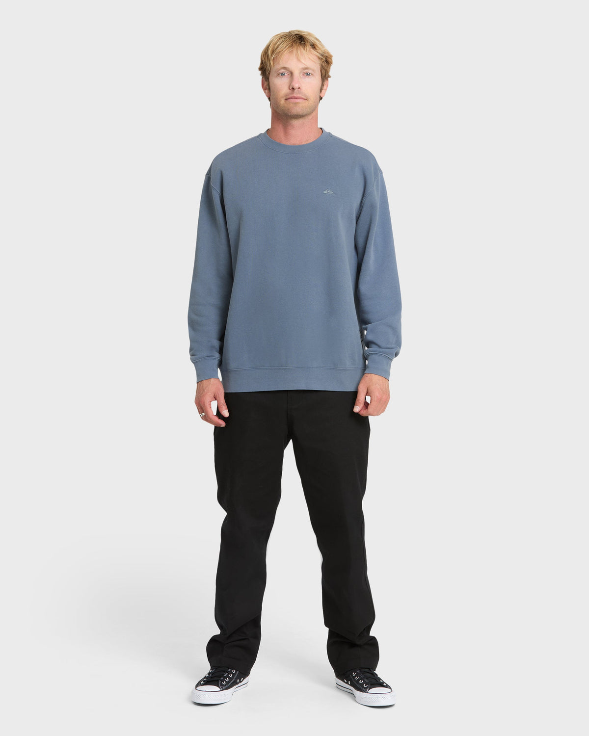 Saltwater Crewneck Sweatshirt - China Blue | Quick Silver