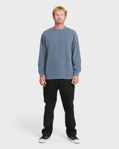 Saltwater Crewneck Sweatshirt - China Blue | Quick Silver