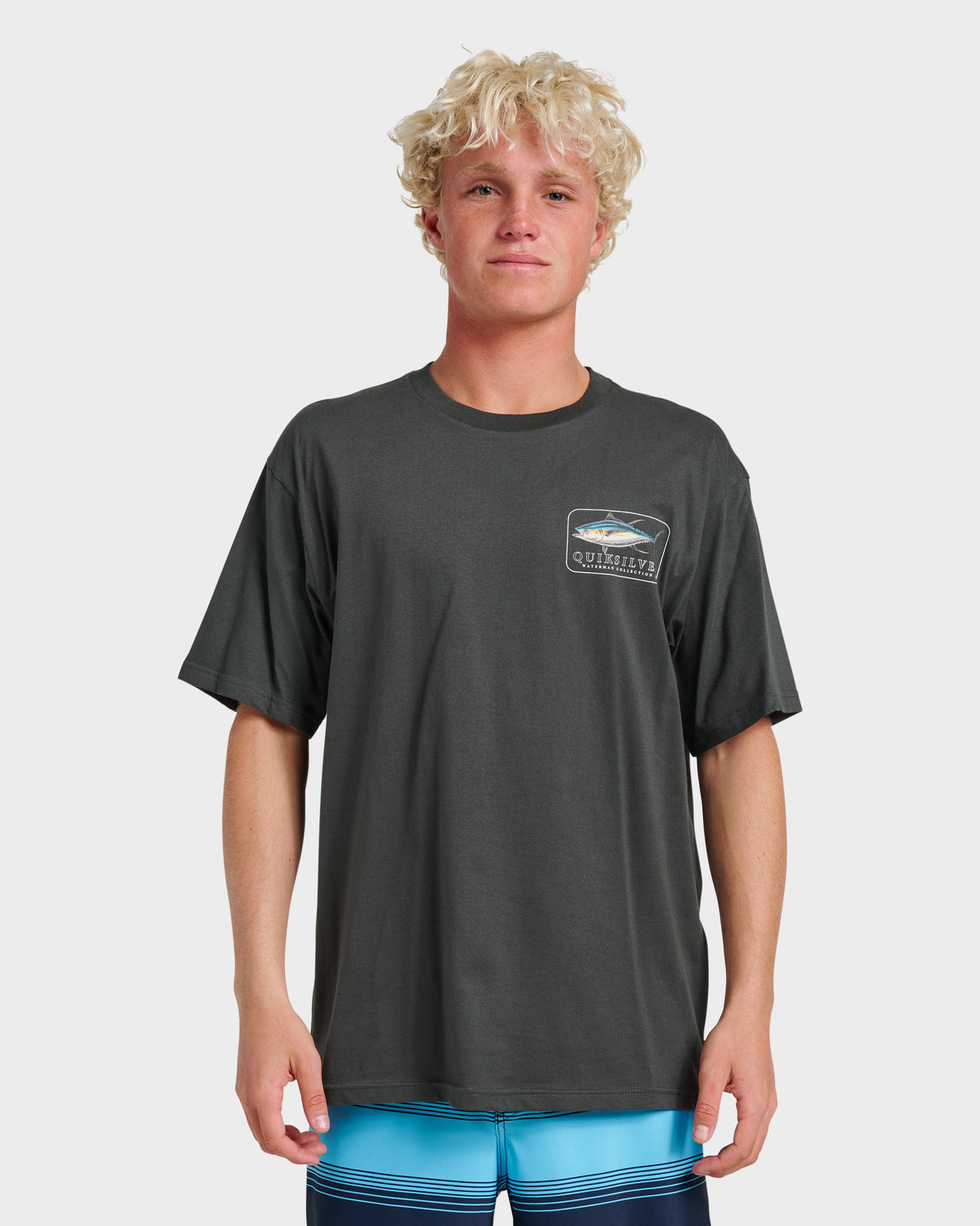 Waterman Yellowfinner Classic T-shirt - Phantom | Quick Silver
