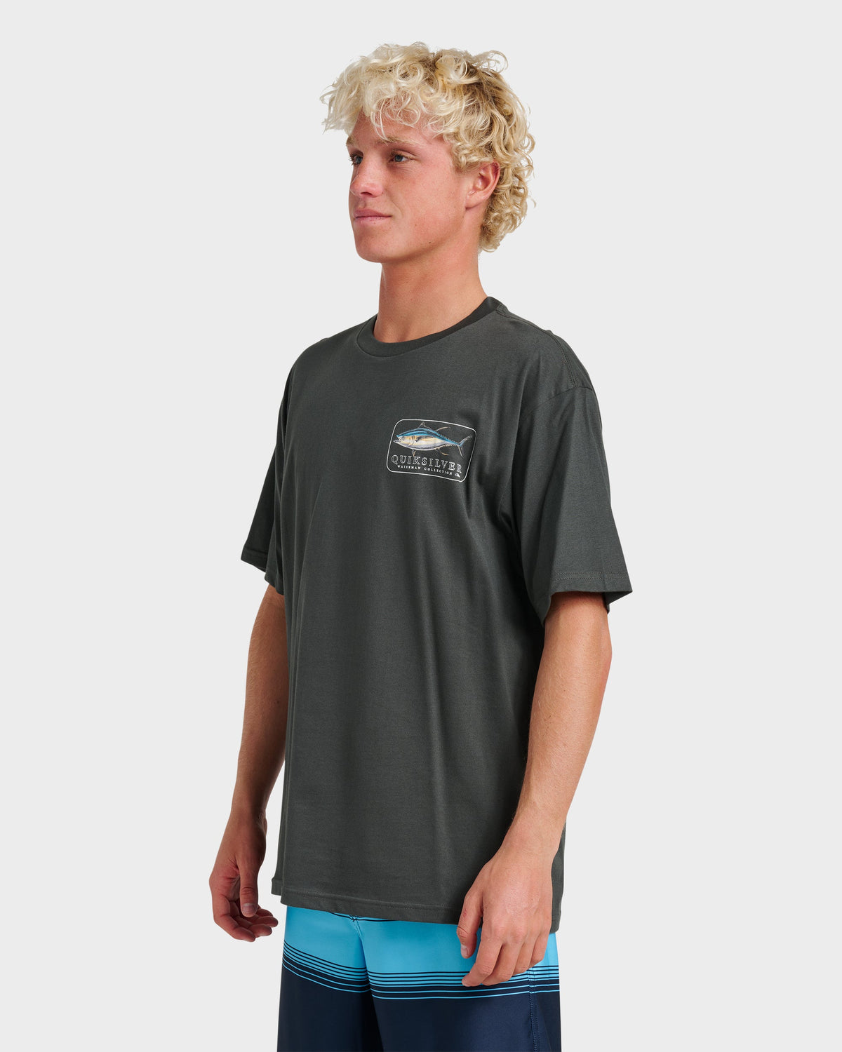 Waterman Yellowfinner Classic T-shirt - Phantom | Quick Silver