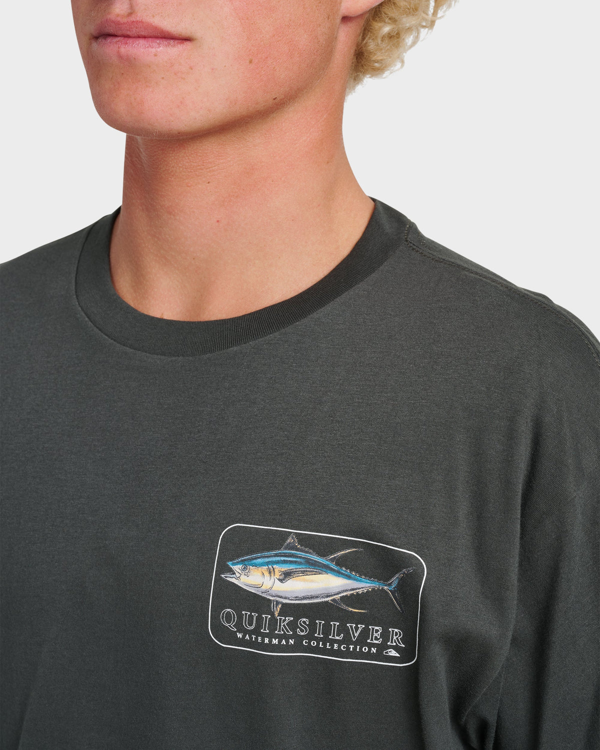 Waterman Yellowfinner Classic T-shirt - Phantom | Quick Silver