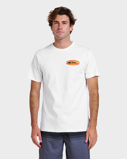 Stadium Emblem Classic T-shirt - White | Quick Silver