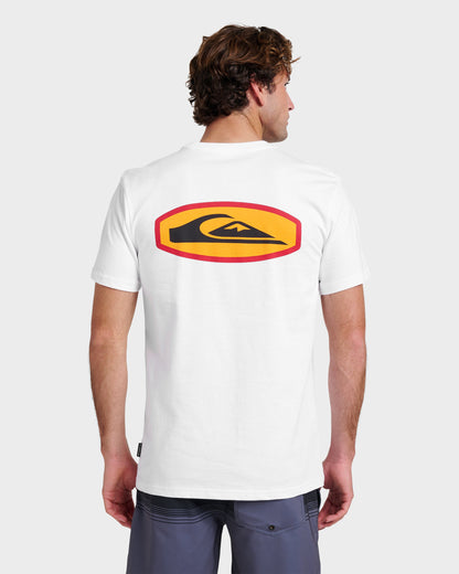 Stadium Emblem Classic T-shirt - White | Quick Silver