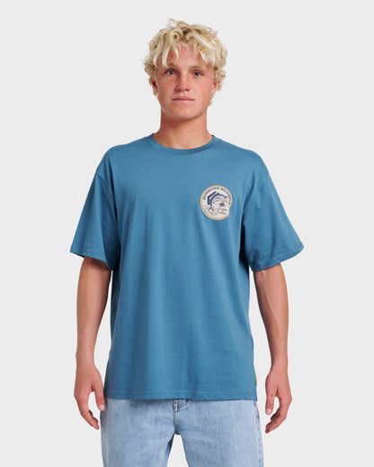 Waterman Catch & Release Classic T-shirt - Real Teal | Quick Silver