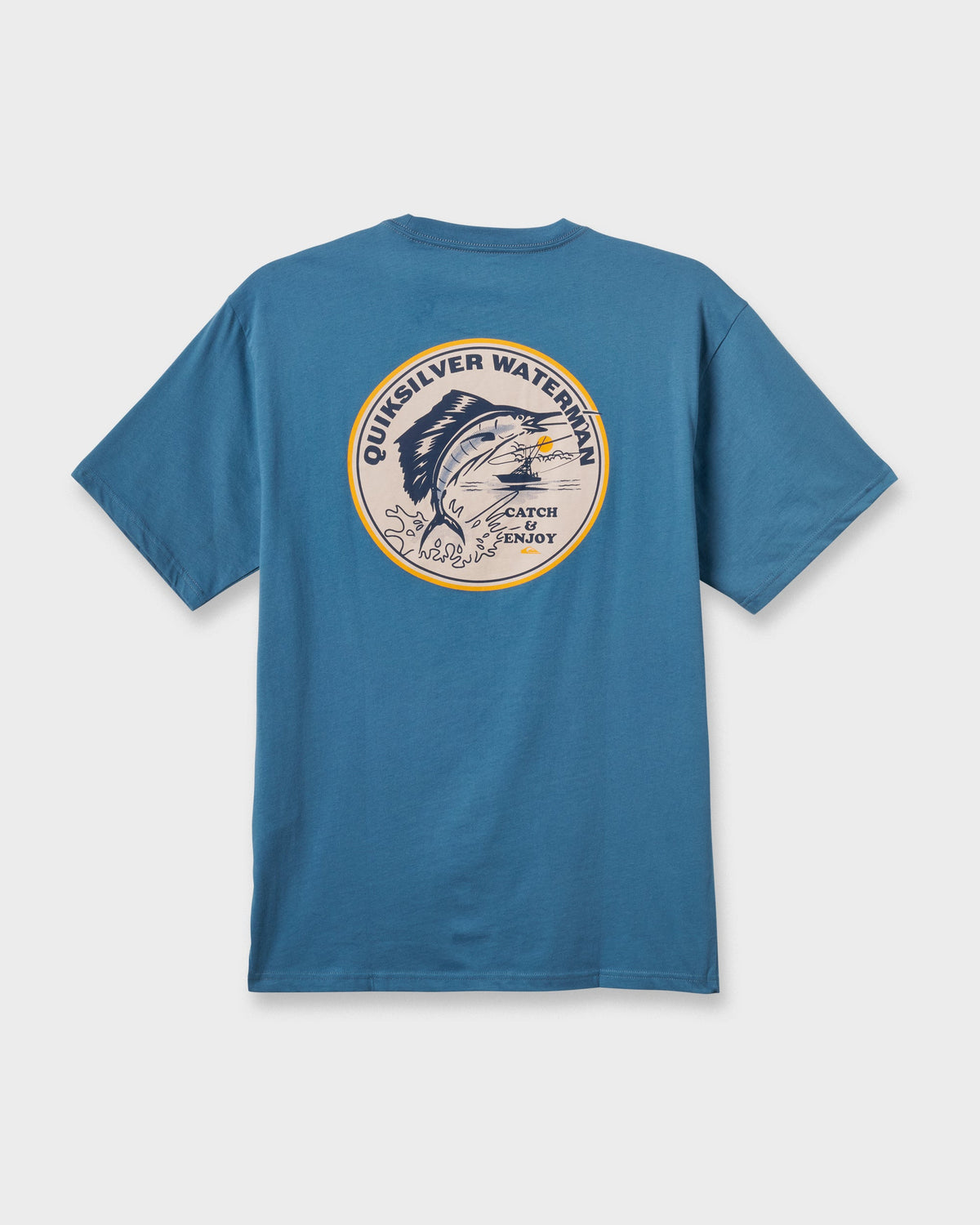 Waterman Catch & Release Classic T-shirt - Real Teal | Quick Silver