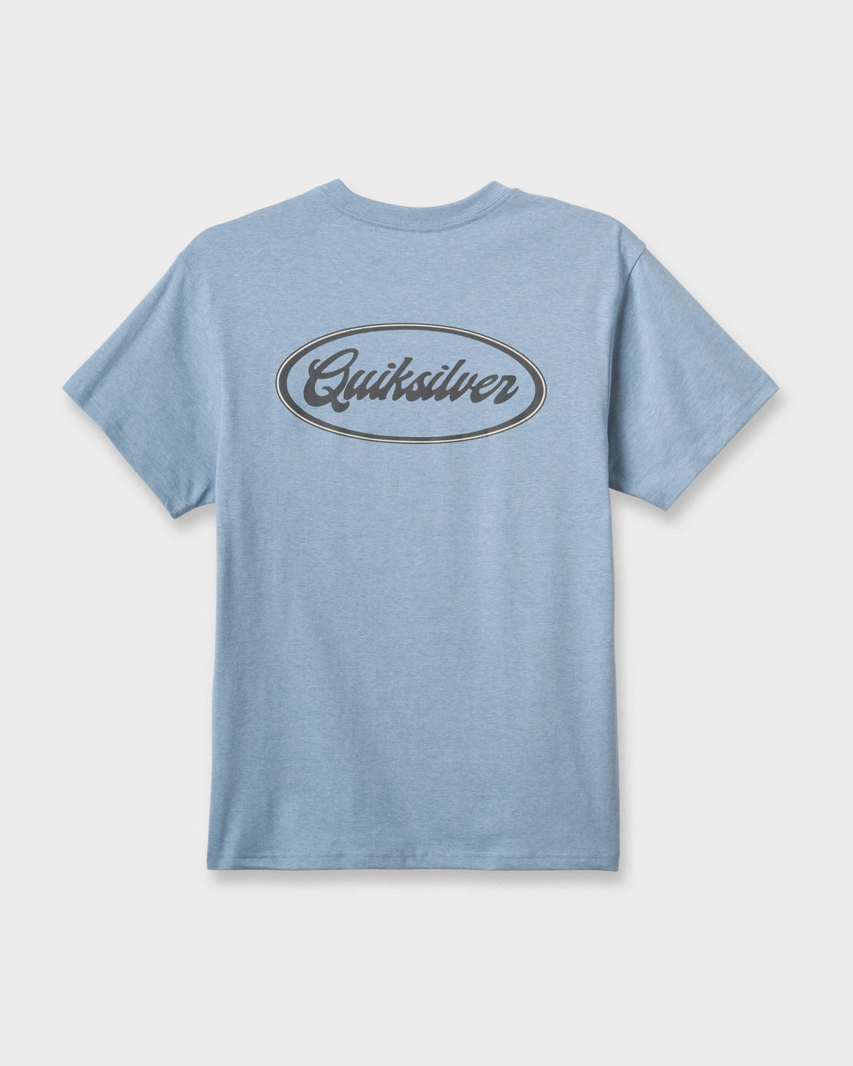 Mechanics Script Classic T-shirt - Ashley Blue Heather | Quick Silver