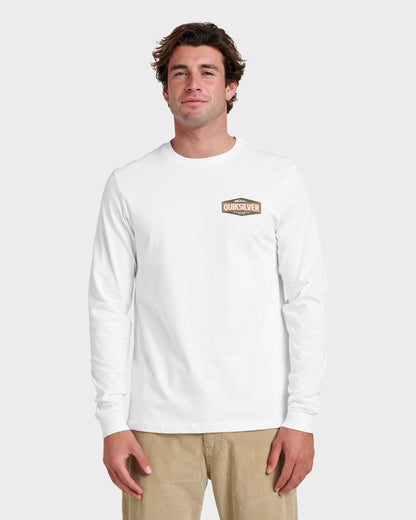 Three Piece Long Sleeve T-shirt - White | Quick Silver