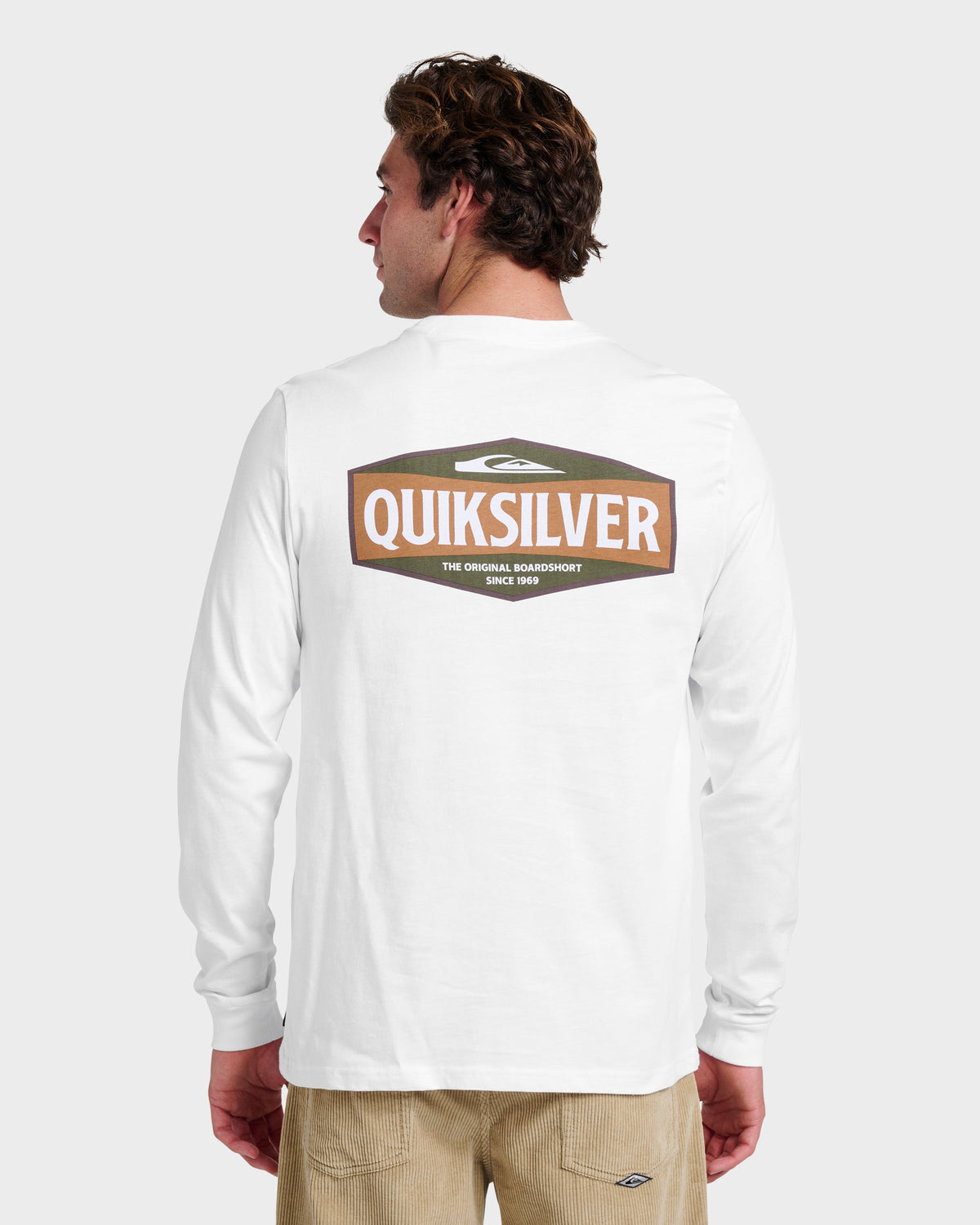Three Piece Long Sleeve T-shirt - White | Quick Silver