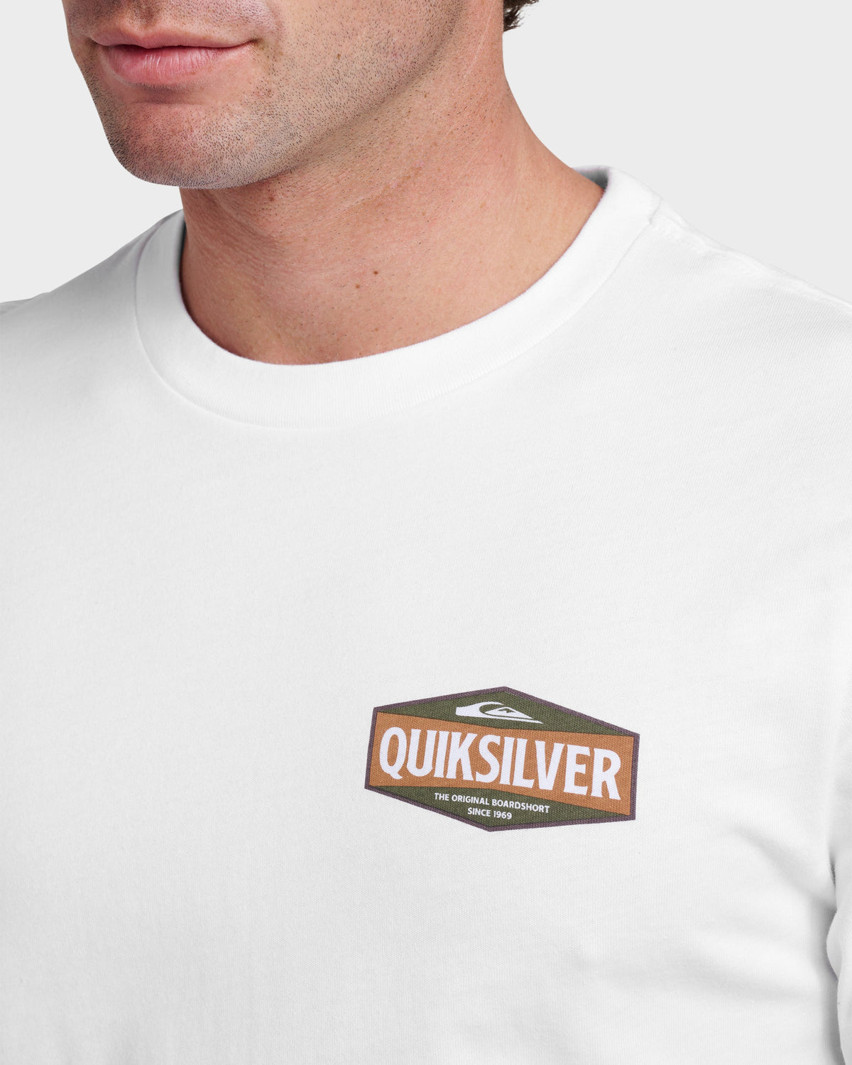 Three Piece Long Sleeve T-shirt - White | Quick Silver