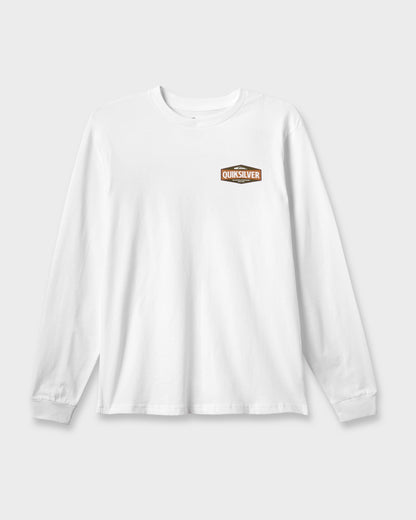 Three Piece Long Sleeve T-shirt - White | Quick Silver