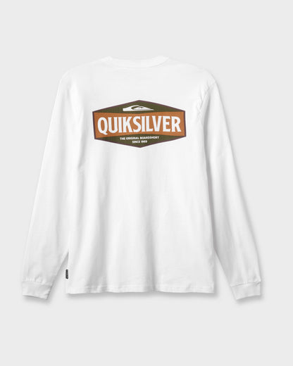 Three Piece Long Sleeve T-shirt - White | Quick Silver