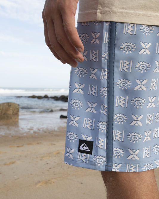 Surfsilk Etched 19" Boardshorts - Ashley Blue | Quick Silver