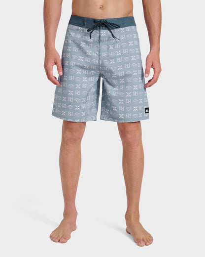Surfsilk Etched 19" Boardshorts - Ashley Blue | Quick Silver