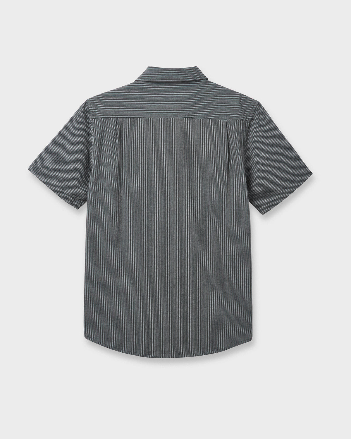 Oxford Stripe Classic Short Sleeve Shirt - Phantom | Quick Silver