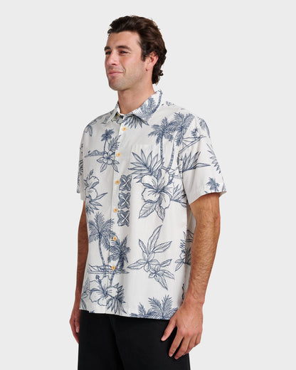 Waterman Scenic Drive Shirt - White | Quick Silver