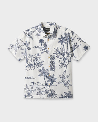 Waterman Scenic Drive Shirt - White | Quick Silver