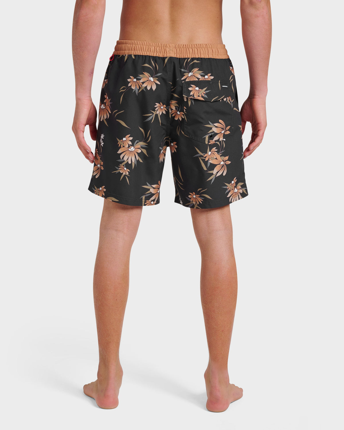 Everyday Coastal Flora 17" Swim Trunks - Black | Quick Silver