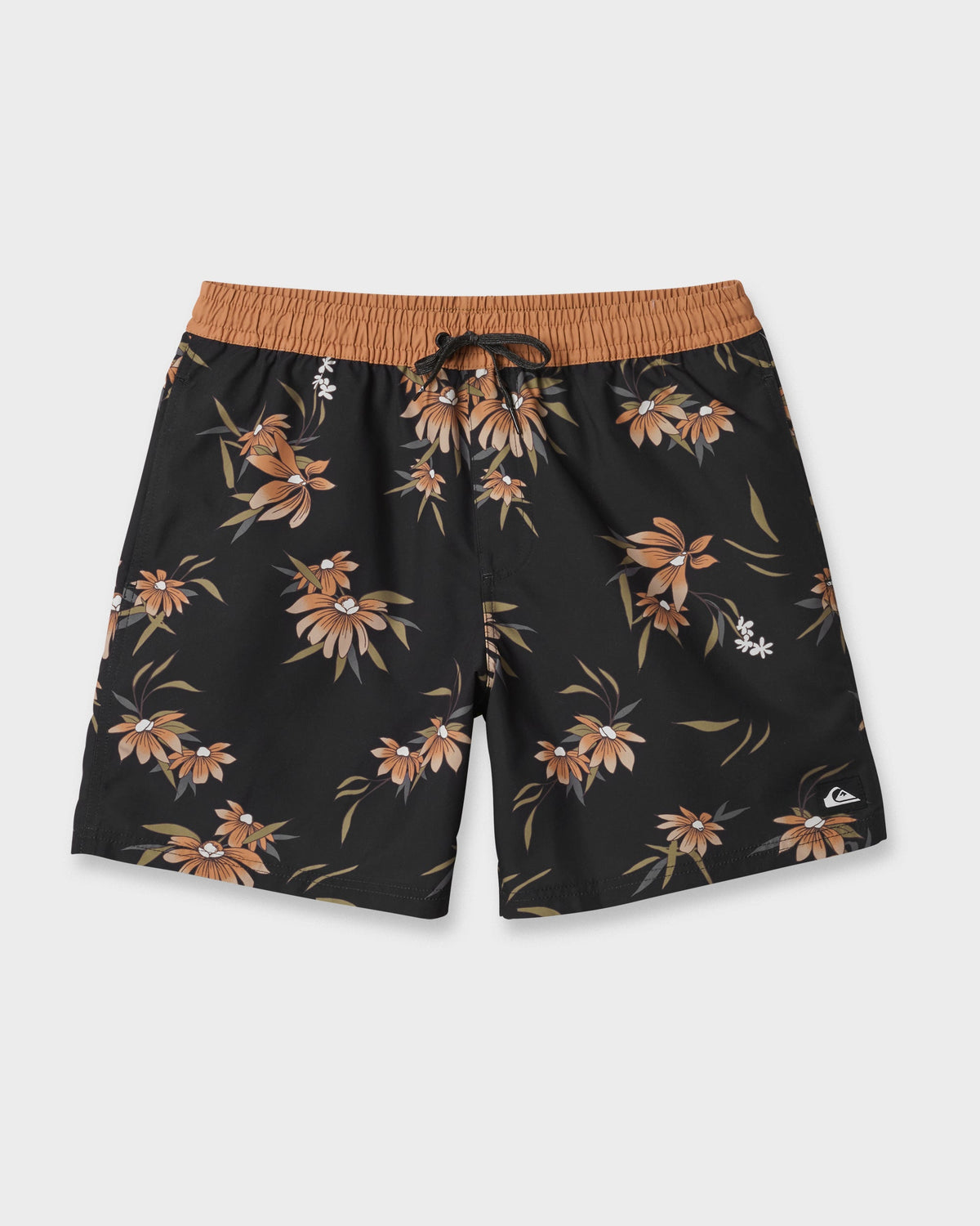 Everyday Coastal Flora 17" Swim Trunks - Black | Quick Silver