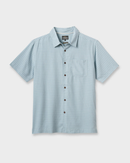Waterman Checkmate Shirt - Sterling Blue | Quick Silver
