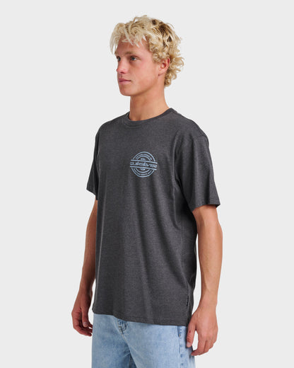 Mirrored Classic T-shirt - Charcoal Heather | Quick Silver