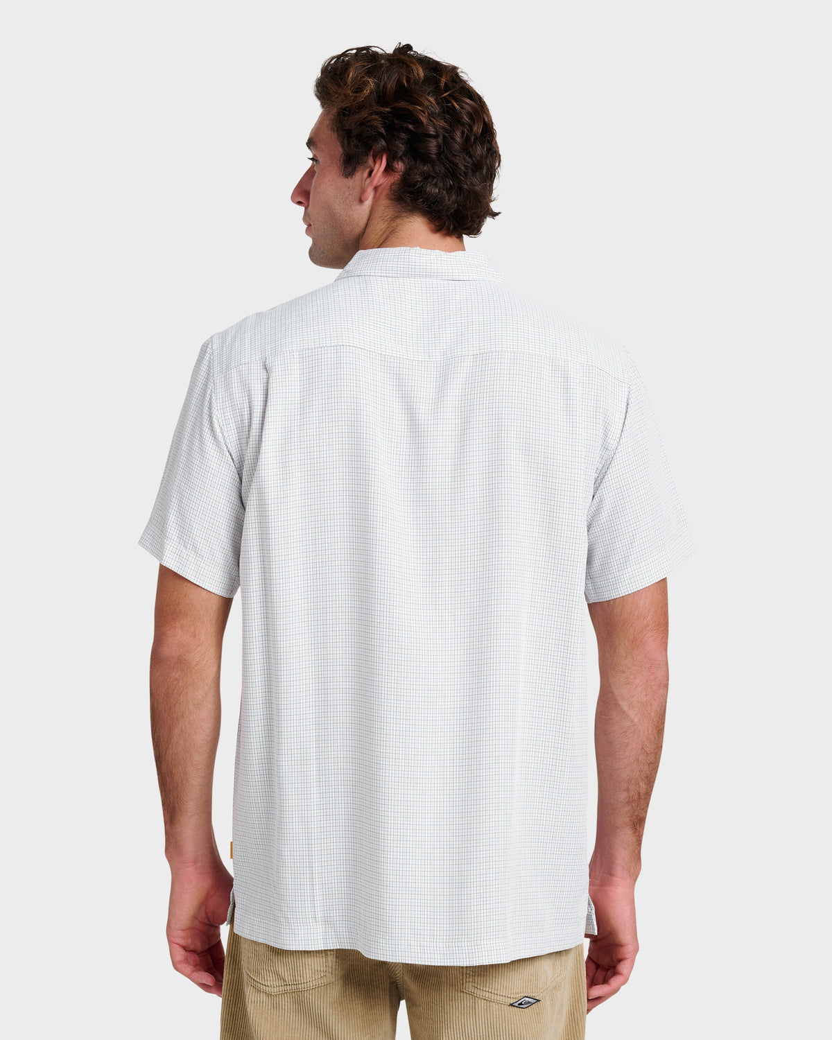 Waterman Checkmate Shirt - White | Quick Silver
