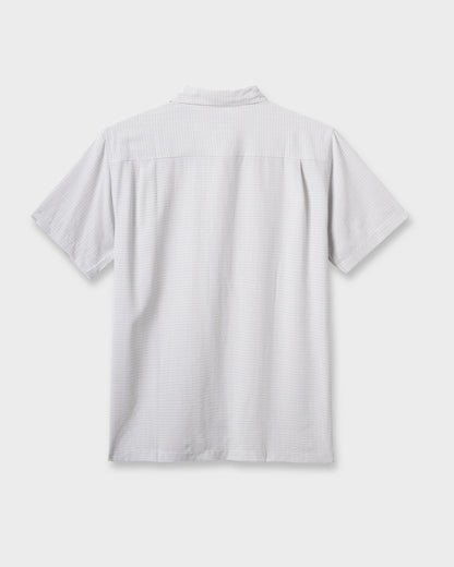 Waterman Checkmate Shirt - White | Quick Silver