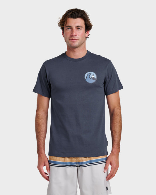 Jungle Wave Classic T-shirt - Navy | Quick Silver