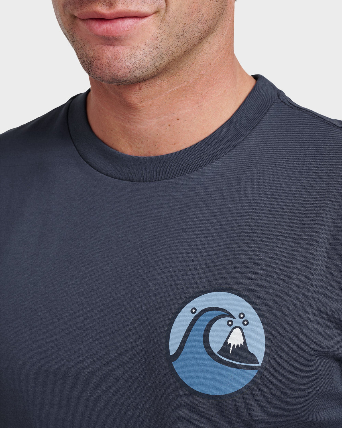 Jungle Wave Classic T-shirt - Navy | Quick Silver