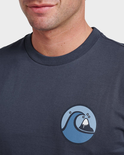 Jungle Wave Classic T-shirt - Navy | Quick Silver