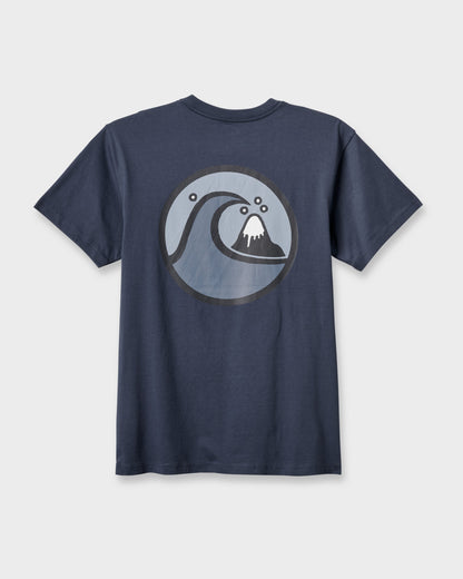 Jungle Wave Classic T-shirt - Navy | Quick Silver
