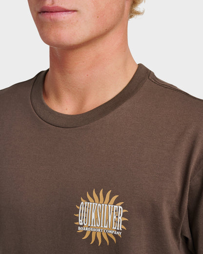 Sunny Side Up Classic T-shirt - Chocolate Brown | Quick Silver