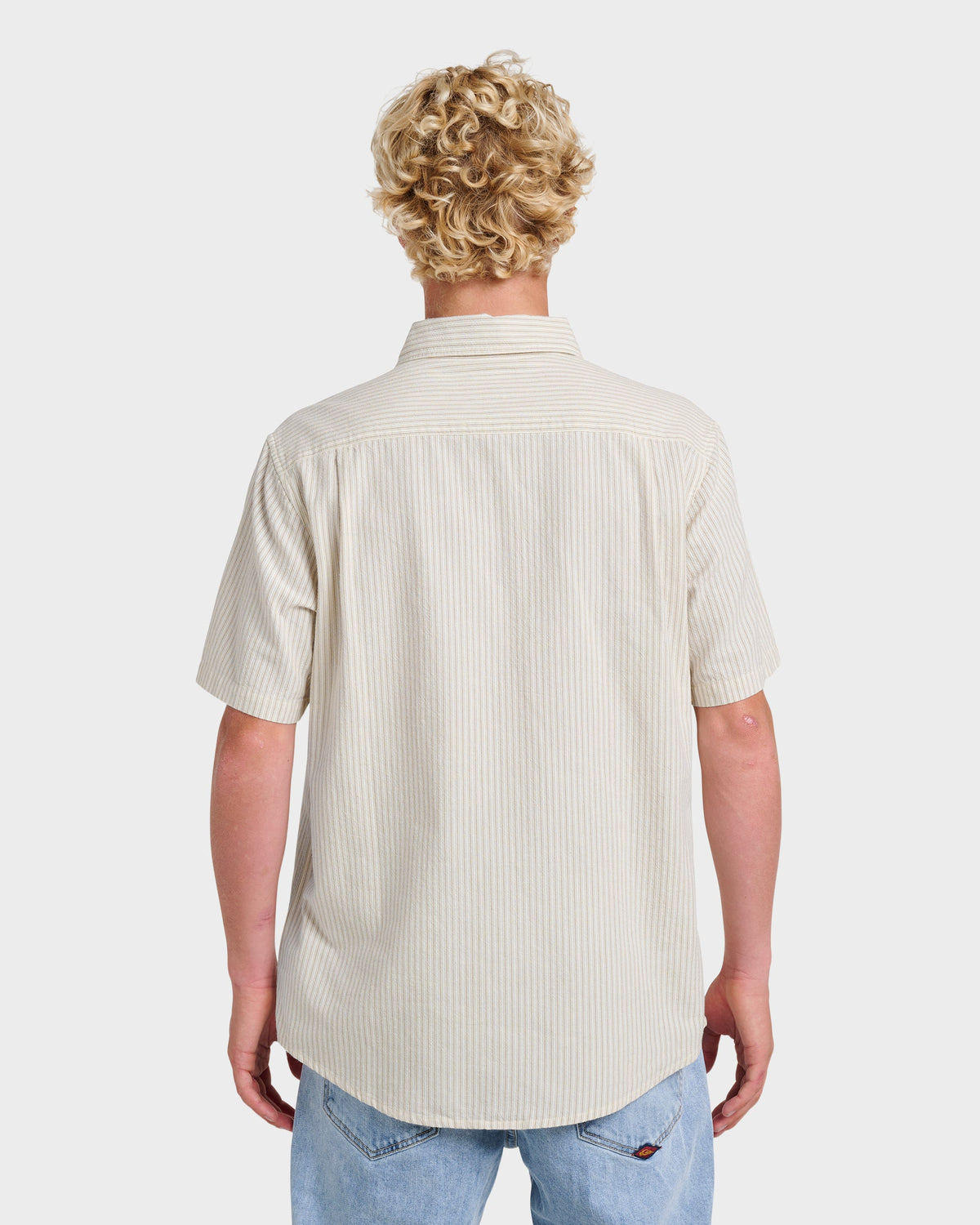 Oxford Stripe Classic Short Sleeve Shirt - Moonstruck | Quick Silver