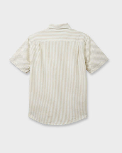 Oxford Stripe Classic Short Sleeve Shirt - Moonstruck | Quick Silver