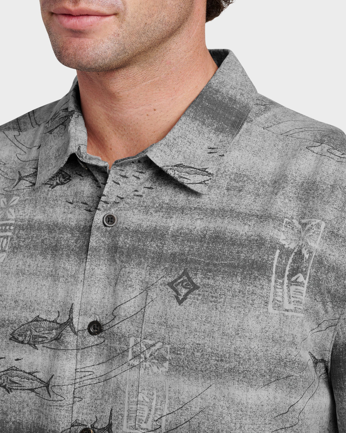 Waterman Go Fish Shirt - Phantom | Quick Silver