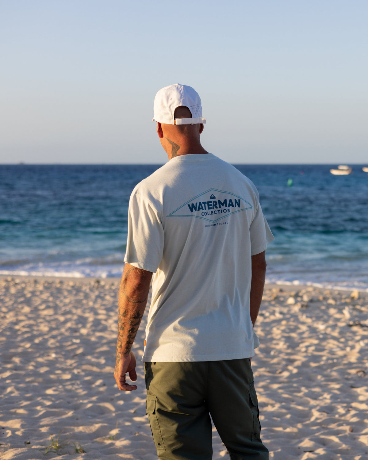 Waterman Diamond Classic T-shirt - Smoke | Quick Silver