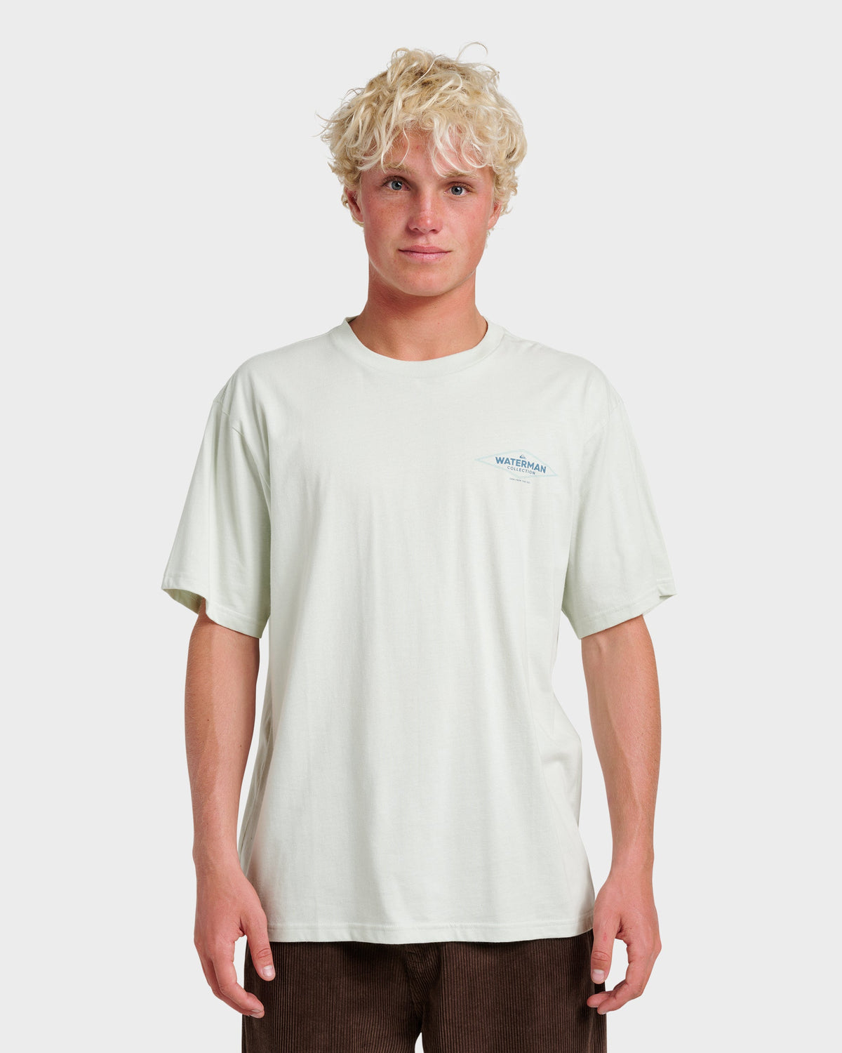Waterman Diamond Classic T-shirt - Smoke | Quick Silver
