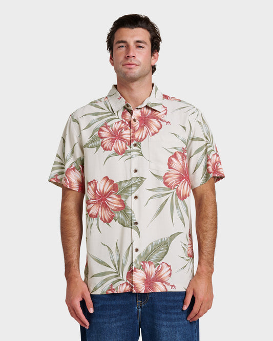 Waterman Tropical Dream Shirt - Moonbeam | Quick Silver