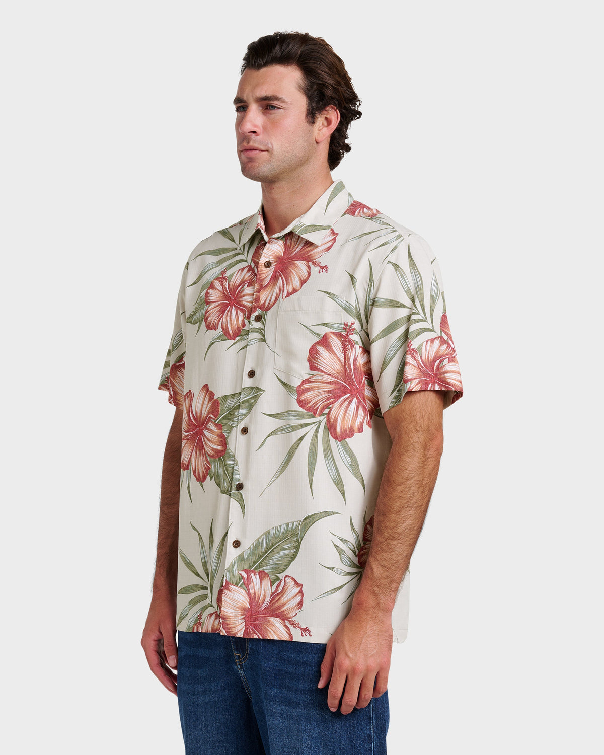 Waterman Tropical Dream Shirt - Moonbeam | Quick Silver