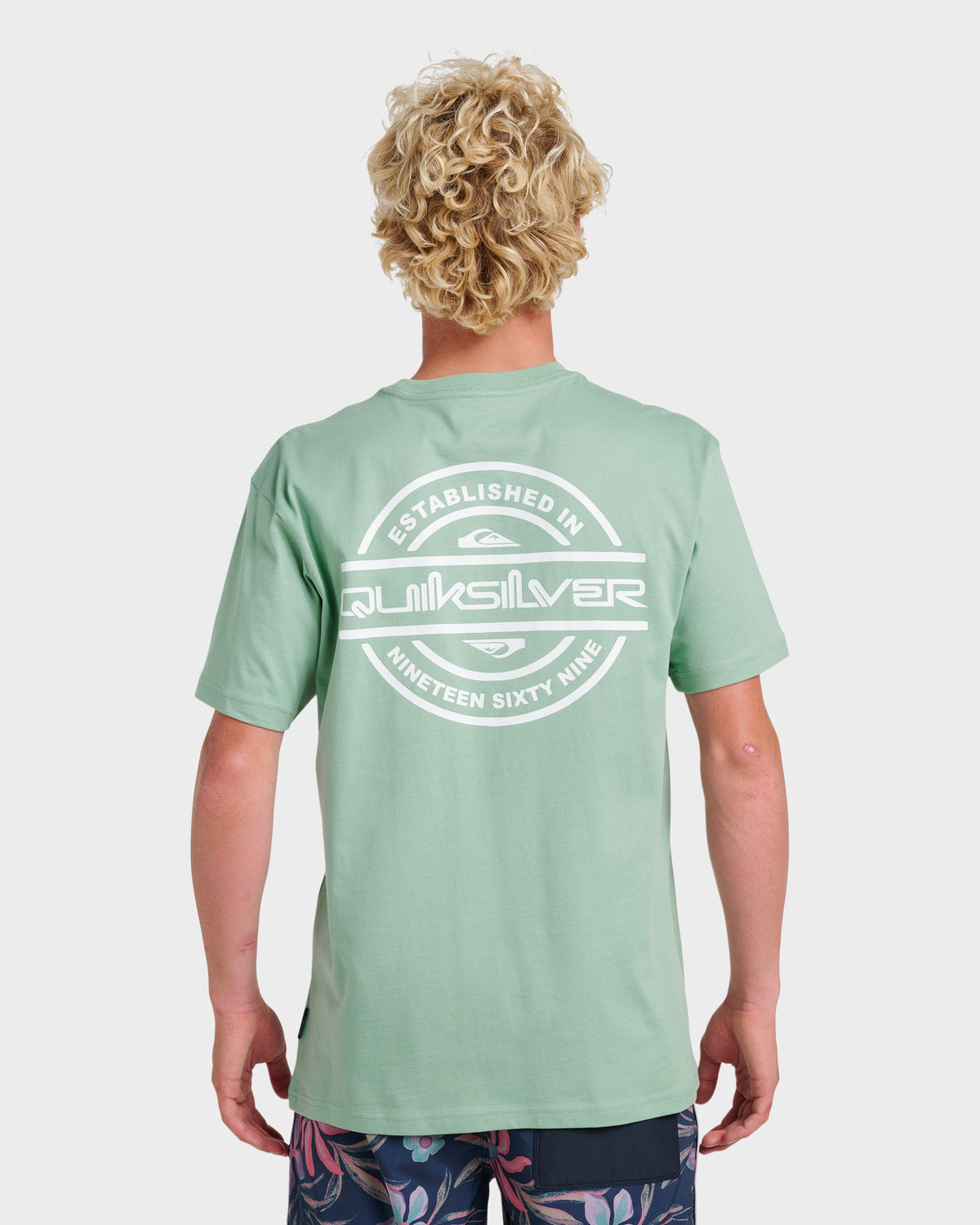 Mirrored Classic T-shirt - Granite Green | Quick Silver