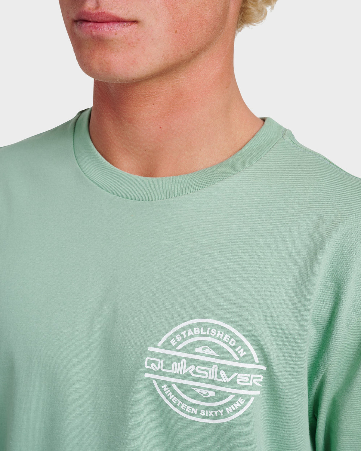 Mirrored Classic T-shirt - Granite Green | Quick Silver