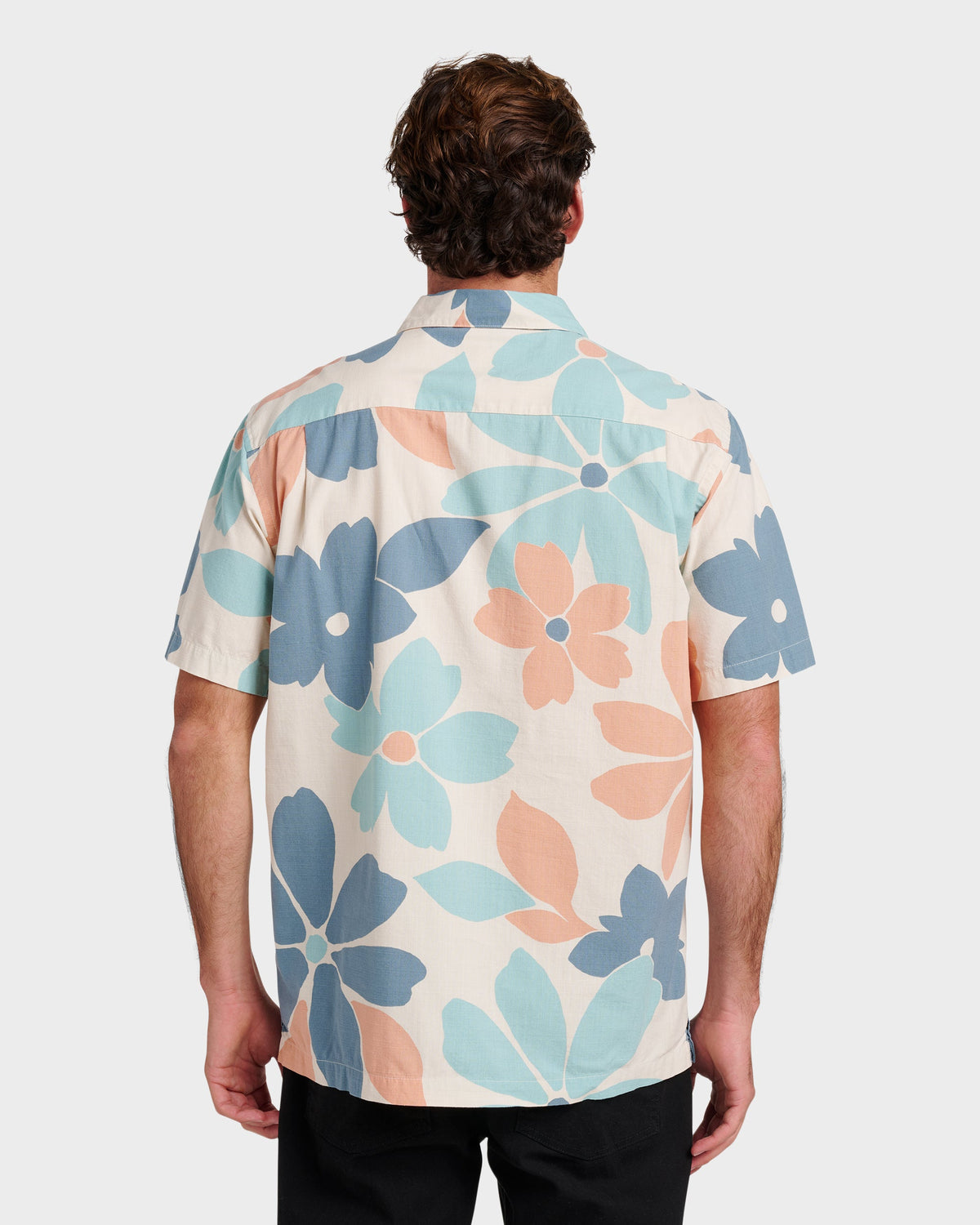 Waterman Flower Power Shirt - Moonbeam | Quick Silver