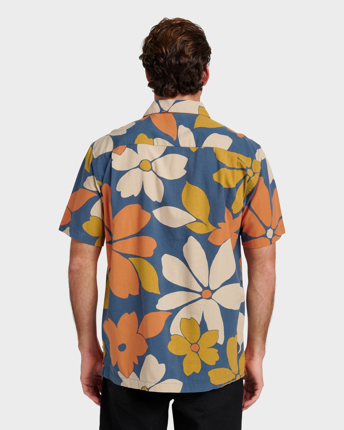 Waterman Flower Power Shirt - Sargasso Sea | Quick Silver