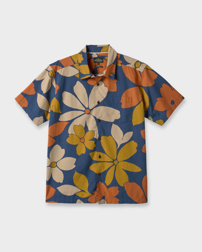Waterman Flower Power Shirt - Sargasso Sea | Quick Silver