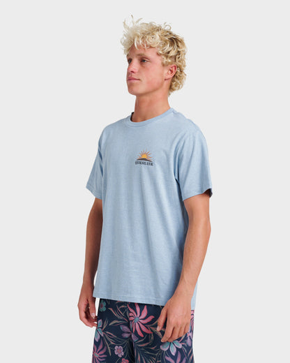 Dawn Patrol Classic T-shirt - Ashley Blue Heather | Quick Silver