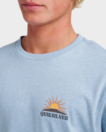 Dawn Patrol Classic T-shirt - Ashley Blue Heather | Quick Silver